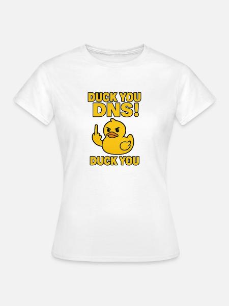 Duck dich! - Frauen T-Shirt - Weiß
