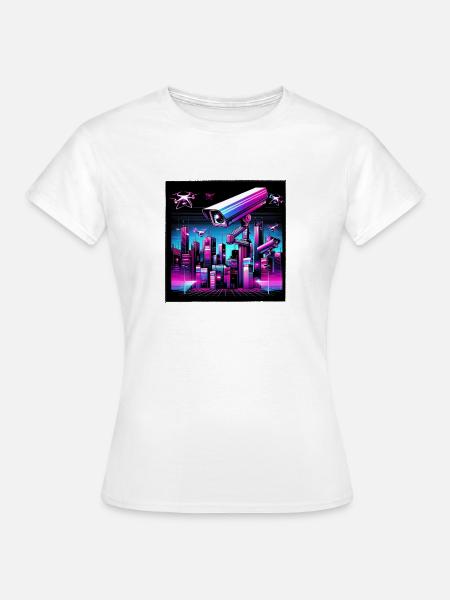 Big Brother is watching - Frauen T-Shirt - Weiß