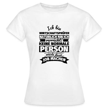 Wirtschaftsprüfer Geschenke - Frauen T-Shirt - Weiß - Vorne - AI Model Female 172 dark (172cm)