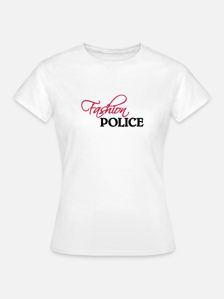 Fashion Police - Frauen T-Shirt - Weiß