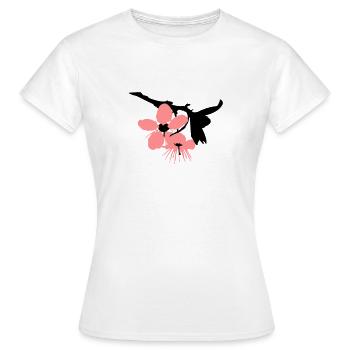Cherry Blossom - T-shirt Femme - blanc - Devant - AI Model Female 172 dark (172cm)