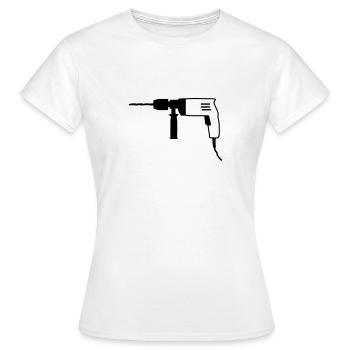 tool - Women's T-Shirt - white - Front - AI Model Female 172 dark (172cm)