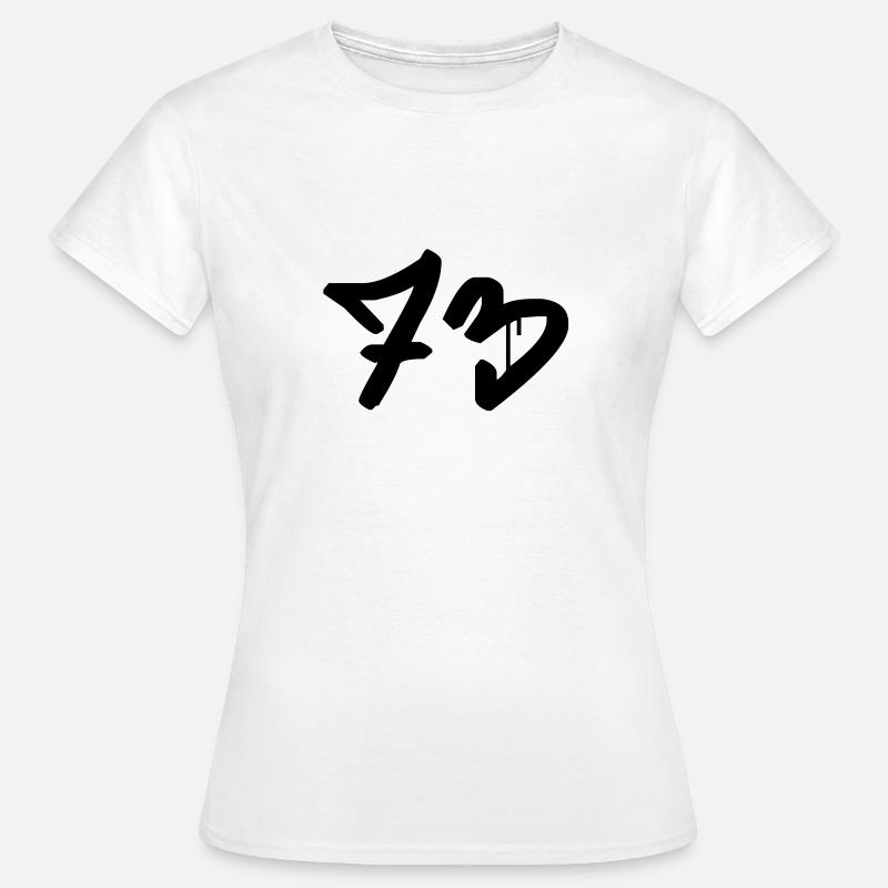 Graffiti : 73 - T-shirt Femme - blanc