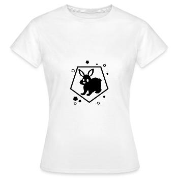 Rabbit - Rabbit Nature Easter - Women's T-Shirt - white - Front - AI Model Female 172 dark (172cm)