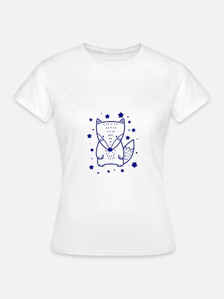 kleiner süßer Fuchs - Frauen T-Shirt - Weiß