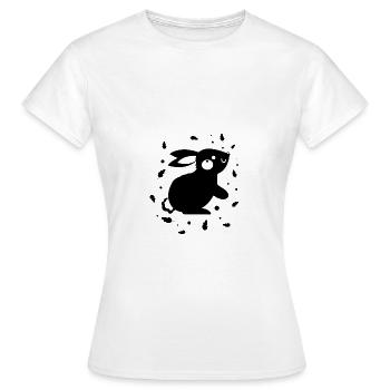 Rabbit Rabbit Nature Conservation - Women's T-Shirt - white - Front - AI Model Female 172 dark (172cm)