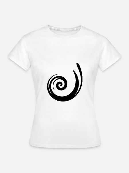 schwarzes Muster schwarz Geschenkidee - Frauen T-Shirt - Weiß