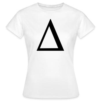 Delta - T-shirt Femme - blanc - Devant - AI Model Female 172 dark (172cm)