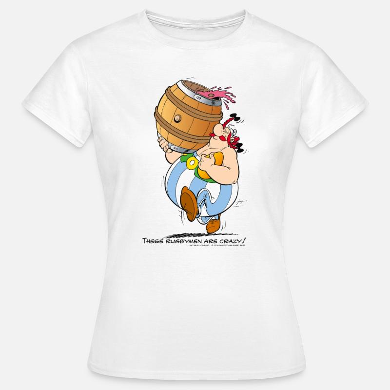 Asterix & Obelix - These Rugbymen - T-skjorte for kvinner - hvit