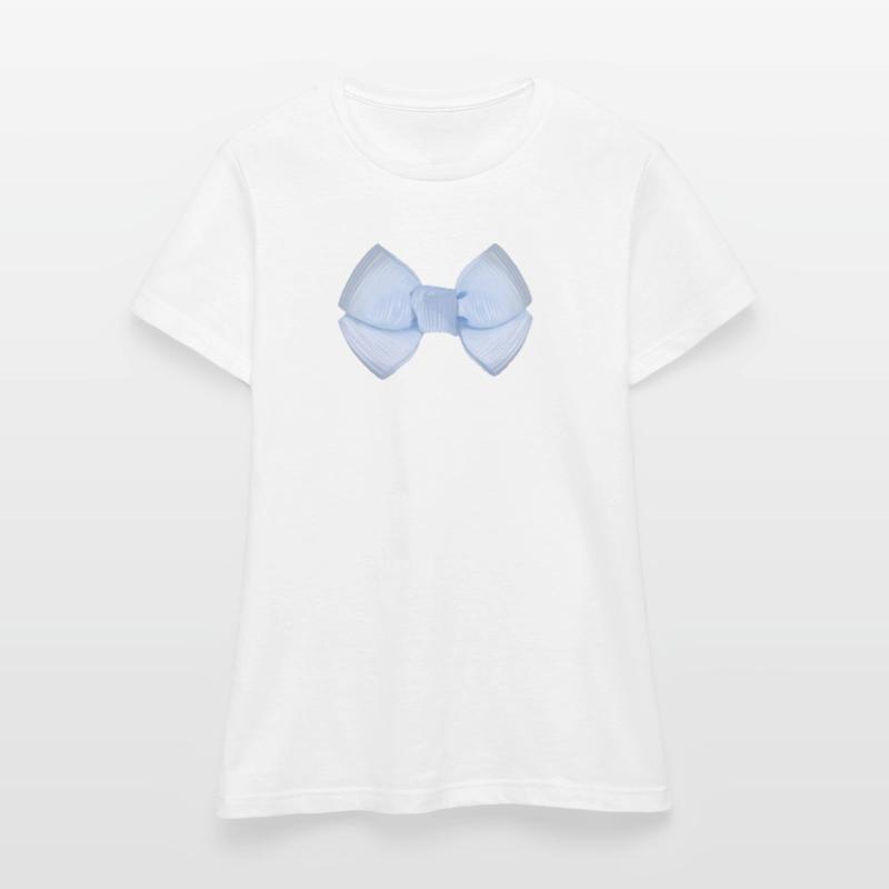 Blu arco Maglietta da donna