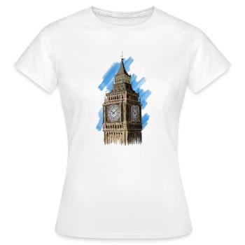 Big Ben - Women's T-Shirt - white - Front - AI Model Female 172 dark (172cm)