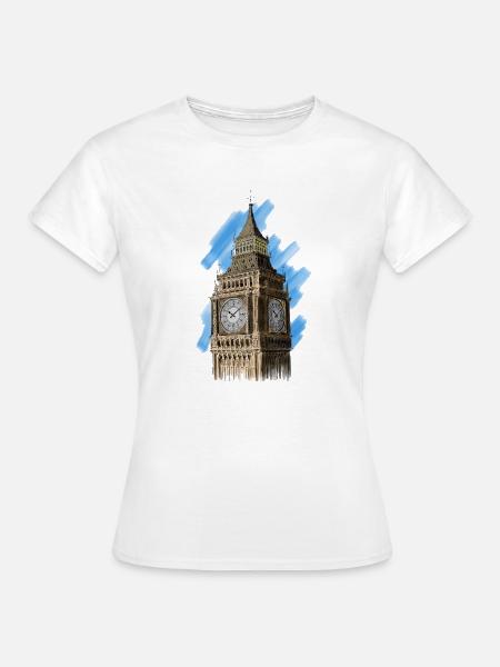 Big Ben - Frauen T-Shirt - Weiß