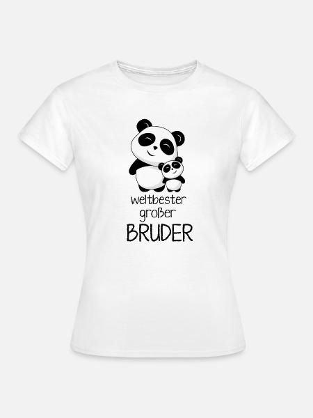 Weltbester grosser Bruder - Frauen T-Shirt - Weiß
