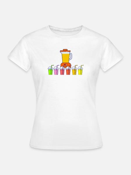 Mixer und Smoothie - Frauen T-Shirt - Weiß