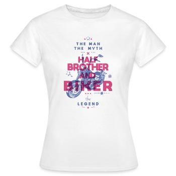 Mythisches Rad der Legende - Frauen T-Shirt - Weiß - Vorne - AI Model Female 172 dark (172cm)