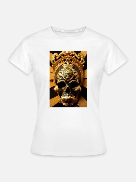 Maya-Schädel - Frauen T-Shirt - Weiß