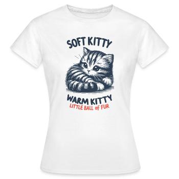 Minou doux - T-shirt Femme - blanc - Devant - AI Model Female 172 dark (172cm)