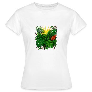 Sunbeam Jungle Burst - Women's T-Shirt - white - Front - AI Model Female 172 dark (172cm)