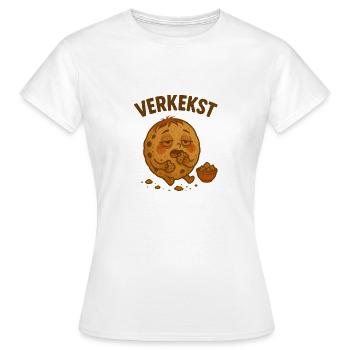 Verkekster Keks - Frauen T-Shirt - Weiß - Vorne - AI Model Female 172 dark (172cm)