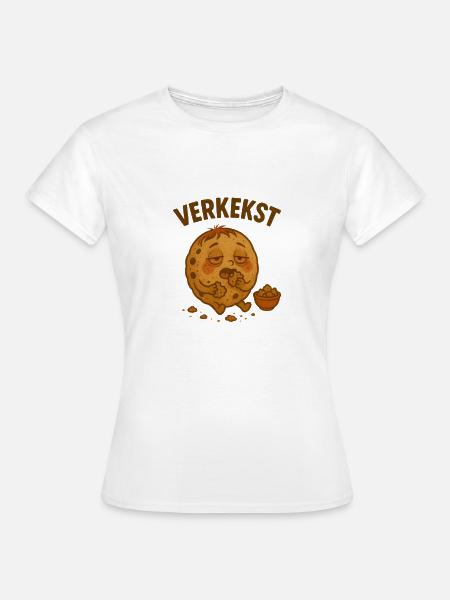 Verkekster Keks - Frauen T-Shirt - Weiß