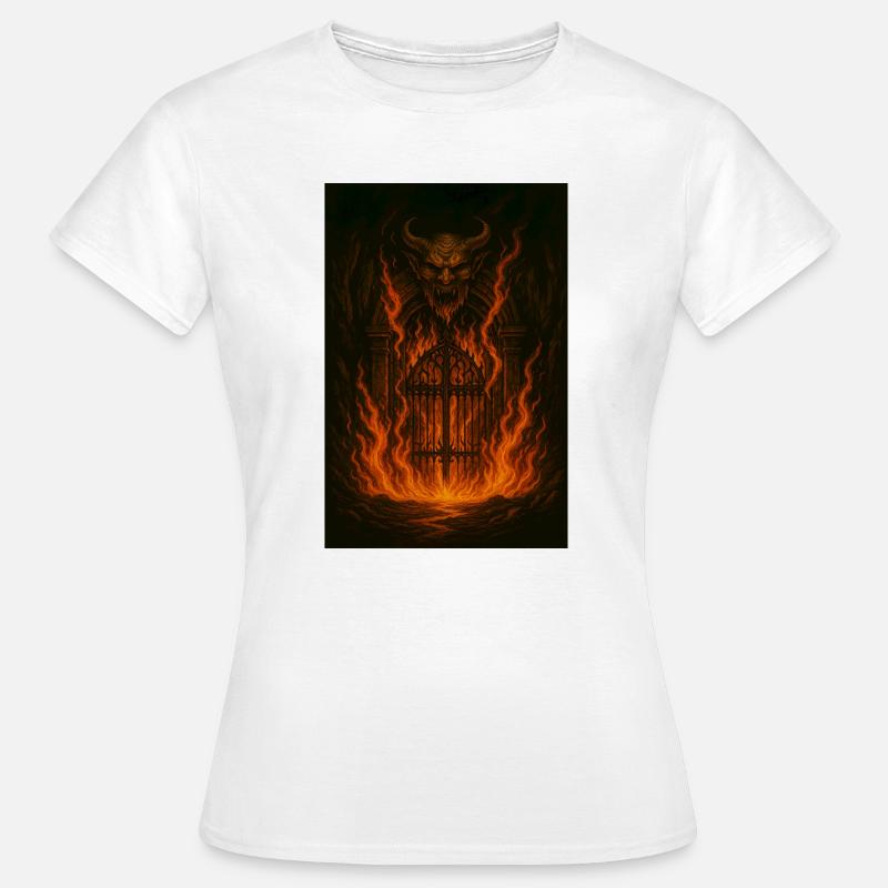 Firegate Demon Form - Women's T-Shirt - white