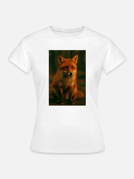 Wilde Tiere, Fuchs - Frauen T-Shirt - Weiß