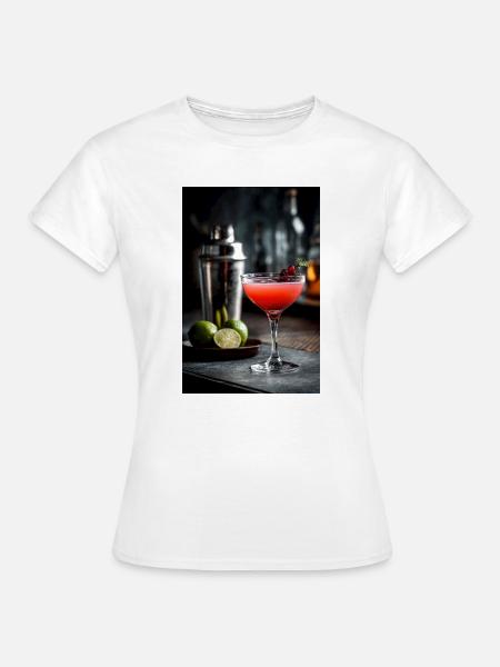 Purpurroter Zitrus-Cocktail - Frauen T-Shirt - Weiß