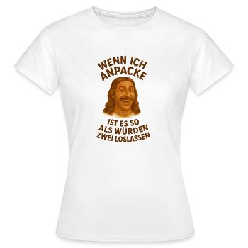 Conception de la résolution - T-shirt Femme - blanc - Devant - AI Model Female 172 dark (172cm)