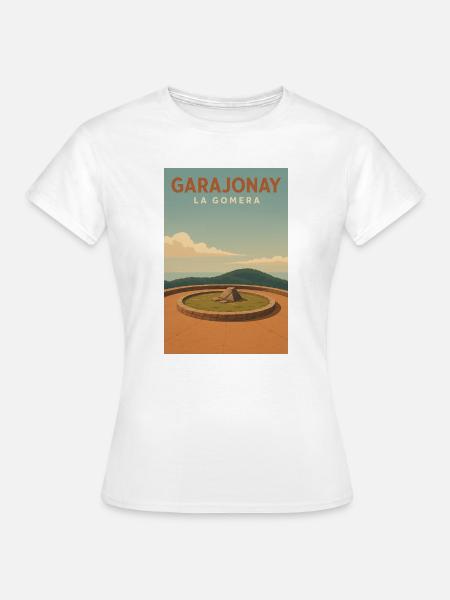 Montana de Garajonay - Frauen T-Shirt - Weiß
