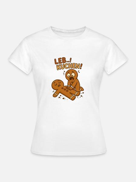 Lebkuchen Weihnachten - Frauen T-Shirt - Weiß