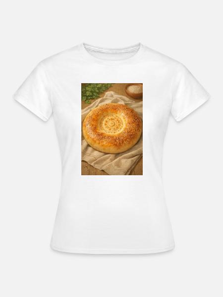 Sesamring-Brot - Frauen T-Shirt - Weiß