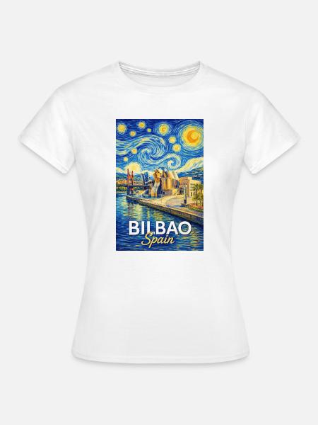 Bilbao Spain  - Frauen T-Shirt - Weiß