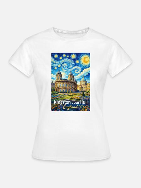 Kingston upon Hull, England - Frauen T-Shirt - Weiß