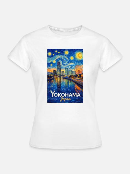 Yokohama, Japan - Frauen T-Shirt - Weiß