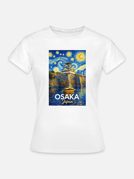 Osaka, Japan - Frauen T-Shirt - Weiß