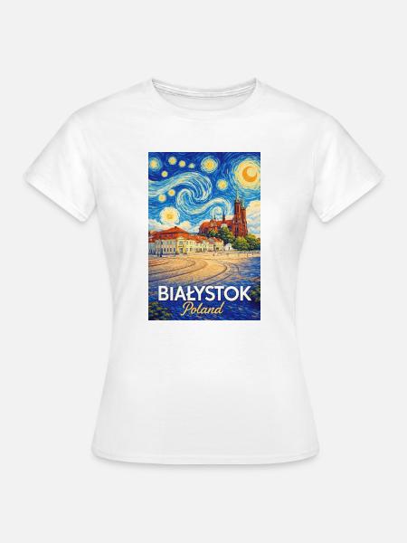 Białystok, Polen - Frauen T-Shirt - Weiß