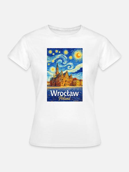 Wrocław, Polen - Frauen T-Shirt - Weiß