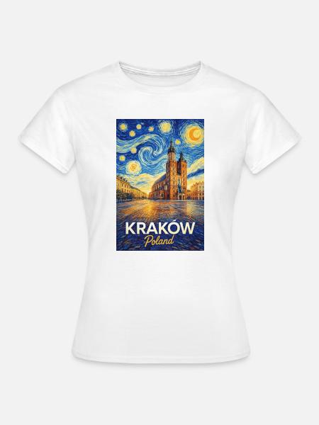Kraków, Polen - Frauen T-Shirt - Weiß