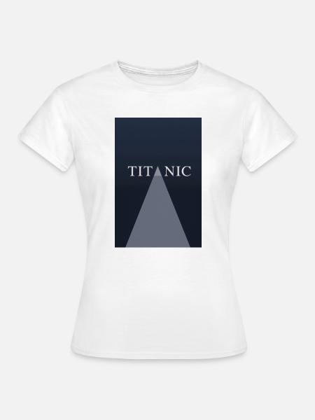 TITANIC Minimal Concept Poster - Frauen T-Shirt - Weiß