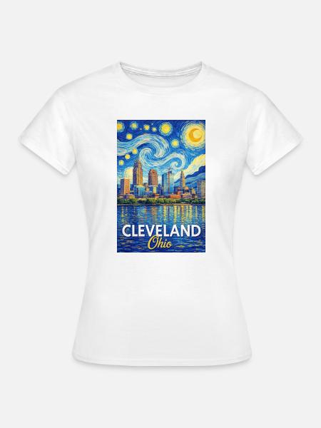 Cleveland, Ohio - Frauen T-Shirt - Weiß