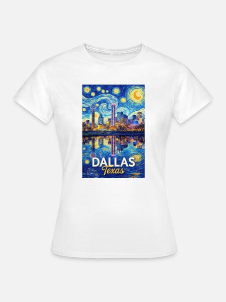 Dallas, Texas - Frauen T-Shirt - Weiß
