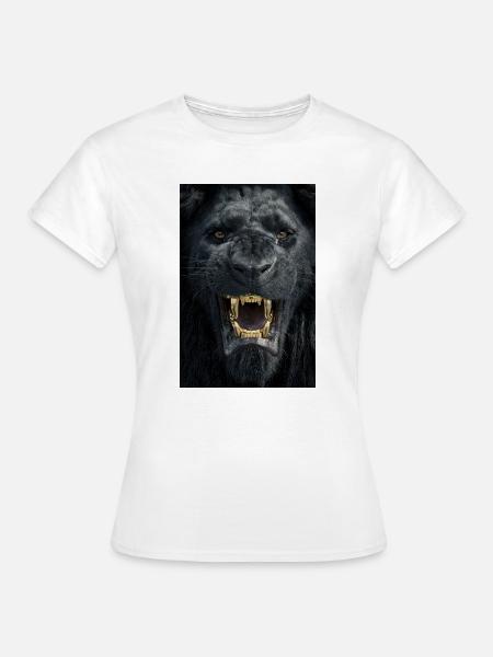 Beast Gold Grin - Frauen T-Shirt - Weiß