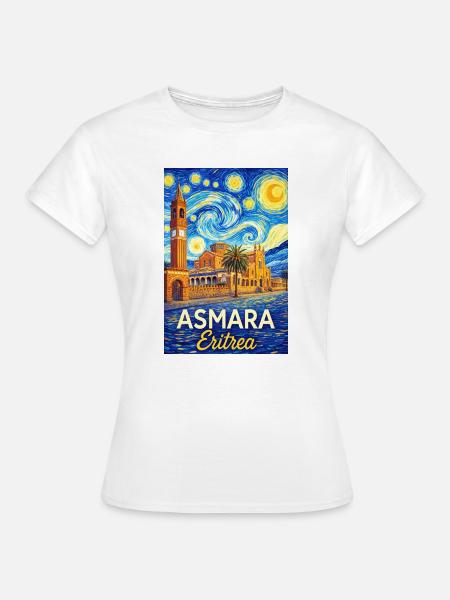 Asmara Eritrea Sternenstadt - Frauen T-Shirt - Weiß