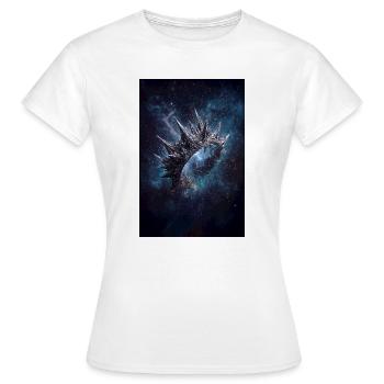 Spiked Nebula Crown - Women's T-Shirt - white - Front - AI Model Female 172 dark (172cm)