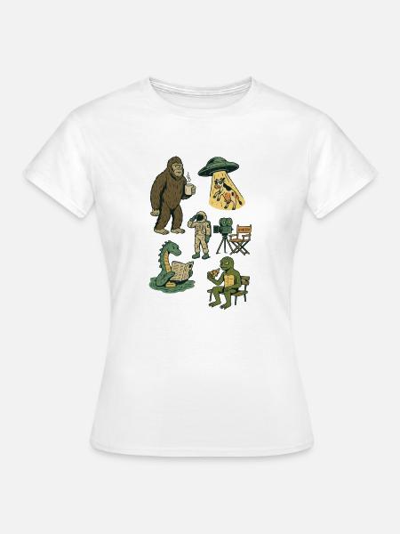 Cosmic Crew am Set - Frauen T-Shirt - Weiß