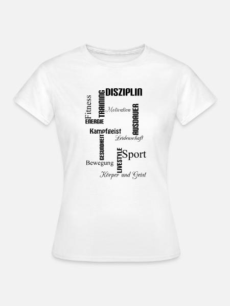 Motivation Sport - Frauen T-Shirt - Weiß