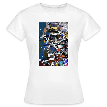 caché - T-shirt Femme - blanc - Devant - AI Model Female 172 dark (172cm)