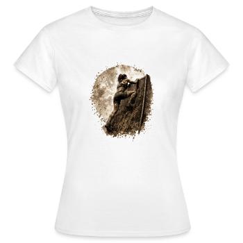 Mud Masters - GRIP. CLIMB. CONQUER. - Frauen T-Shirt - Weiß - Vorne - AI Model Female 172 dark (172cm)