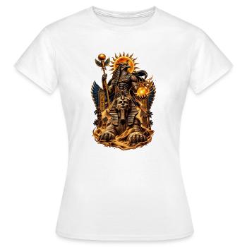 Egyptian Sun Warrior - Women's T-Shirt - white - Front - AI Model Female 172 dark (172cm)