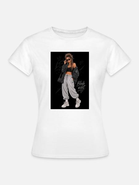 Women - Frauen T-Shirt - Weiß